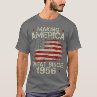 T-shirt Hommes rendant l'Amérique grande depuis 1956 Cadea