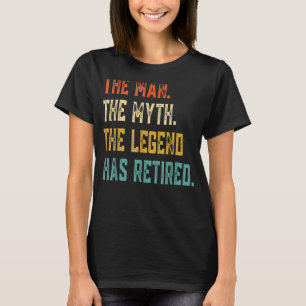 T-shirt Hommes Retraités 2022 La Légende Du Mythe De L'Hom