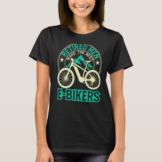 T-shirt Hommes retraités E-bikers Vélo électrique E-bikes (Devant)