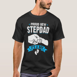 T-shirt Hommes Retro Hommes Fier Nouveau Stepdad C'est un 