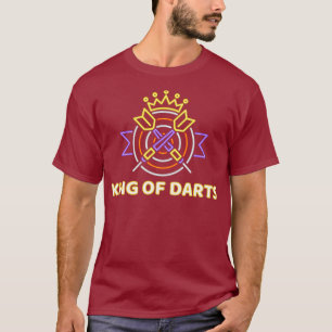 T-shirt Hommes Roi des fléchettes fléchettes fléchettes fl