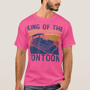 T-shirt Hommes Roi Du Ponton Capitaine Propriétaire Du Bat