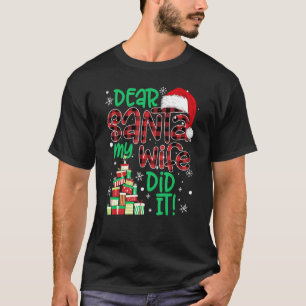 T-shirt Hommes Rouge Plaid Santa Chapeau Noël Jumelage Che