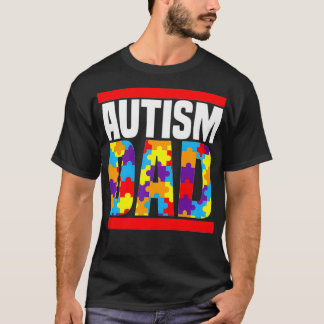 T-shirt Hommes Sensibilisation sur l'autisme Autisme papa