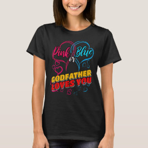 T-shirt Hommes Sexe Reveval Party Équipe Baby shower Pinkn