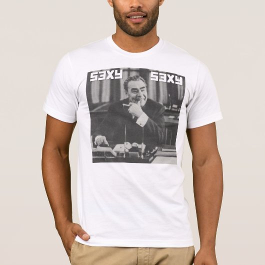 T-shirt Hommes sexy de Brezhnev (Devant)