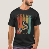 T-shirt Hommes Skunk Distants Femmes Kid Cute Skunk Retro (Devant)