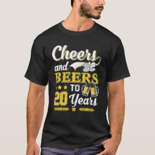 T-shirt Hommes Soeurs Et Bières À 20 Ans Cadeau Anniversai