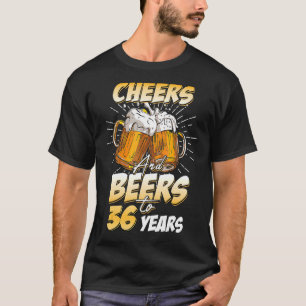T-shirt Hommes Soeurs Et Bières À 36 Ans 36ème Anniversair