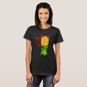 T-shirt Hommes Swinger de l'ananas (Devant entier)