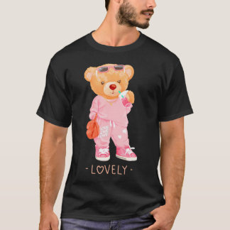 T-shirt Hommes Teddy Bear Cool Drôle.png