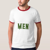 T-shirt Hommes Texte Personnalisé Forêt Vert Couleur Simpl (Devant)