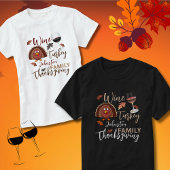 T-shirt Hommes Thanksgiving Wine Don