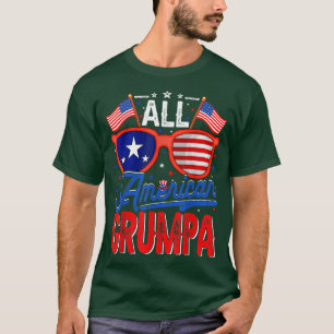 T-shirt Hommes Tous Grumpa 4 juillet États-Unis Drapeau Su