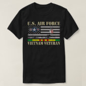 T-shirt Hommes U.S Air Force Vietnam Vétérinaire USAF Anci (Design devant)
