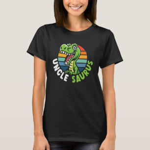 T-shirt Hommes Unclesaurus Oncle Saurus Rex Dinosaur Match
