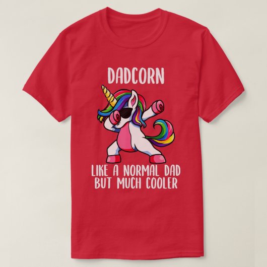 T-shirt Hommes Unicorn Papa Fille Fête Anniversaire Vêteme (Design devant)
