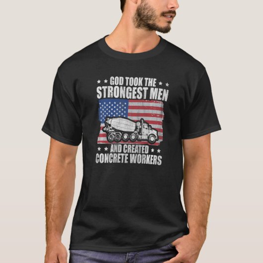 T-shirt Hommes US Drapeau Dieu A Pris Les Hommes Les Plus  (Devant)