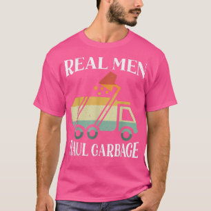 T-shirt Hommes Véritables Haul Garbage Trucks Trash Garbag