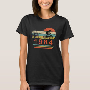 T-shirt Hommes vintage 1984 vélo route vélo retro vi