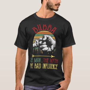 T-shirt Hommes Vintage Bubba L'Homme Mythe Mauvaise Influe