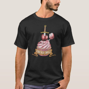 T-shirt Hommes Vintage Forever Sweet - Cupcake Candy Un