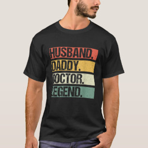 T-shirt Hommes Vintage Mari papa docteur docteur Hero fami