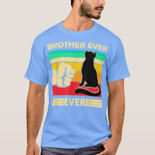 T-shirt Hommes Vintage Meilleur Chat Frère Jamais Bump Fit