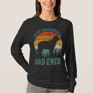 T-shirt Hommes Vintage Meilleur Labradoodle Papa Jamais Pè
