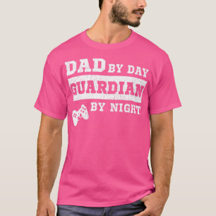 T-shirt Hommes Vintage Papa Par Jour Gardien Par Jeu De Nu
