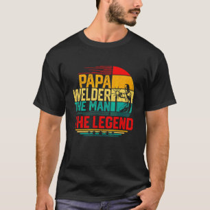 T-shirt Hommes Vintage Papa Souder L'Homme La Légende
