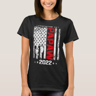 T-shirt Hommes Vintage Promu À La Fête des pères Papaw 202