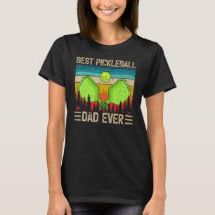 T-shirt Hommes Vintage Retro Meilleur Pickleball Papa Jama