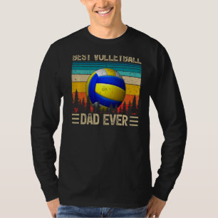 T-shirt Hommes Vintage Retro Meilleur Volley-ball Papa Jam