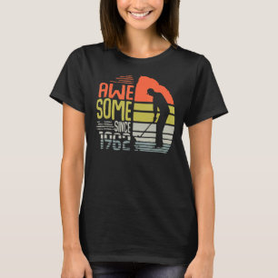 T-shirt Hommes Vintage stupéfiant depuis 1962 Golfer Anniv