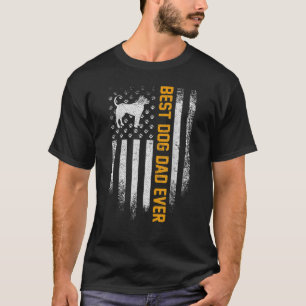 T-shirt Hommes Vintage USA Meilleur Pitbull Chien Papa Jam