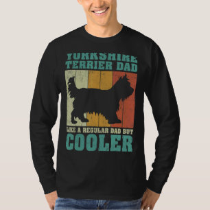 T-shirt Hommes Vintage Yorkshire Terrier Papa Comme Un Ord