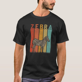 T-shirt Hommes Zèbre Distorsion Femmes Kid Cute Zèbre Retr