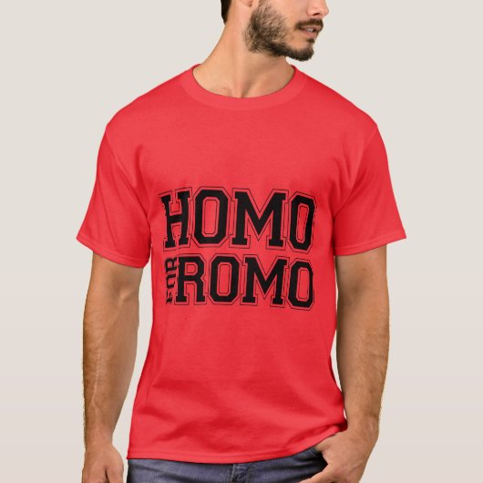 T-shirt Homo pour Romo (Devant)