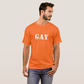 T-shirt HOMOSEXUEL par le #PTF (Devant entier)