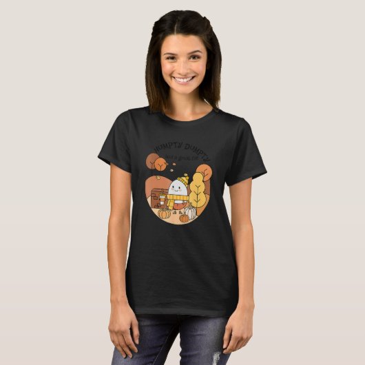 T-shirt Hompty Dumpty Had A Great Fall Happy Fall Y'all Th (Devant entier)