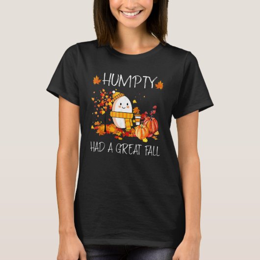 T-shirt Hompty Dumpty Had A Great Fall Happy Fall Y'all Th (Devant)