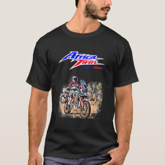 T-shirt Honda Africa Twin 2022 crf1100l Nouveau T-Shir cla