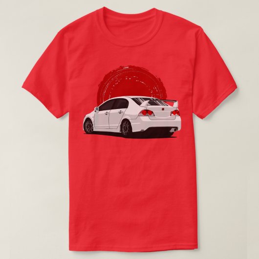 T-shirt Honda Civic FD 1 (Design devant)