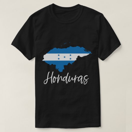 T-shirt Honduras Drapeau Amérique centrale Copan Latina Ca (Design devant)