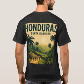 T-shirt Honduras Santa Barbara Retro poster (Dos)