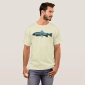 T-shirt Honeoye Lake New York Fish (Devant entier)