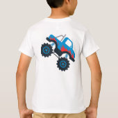 T-shirt Honer beep vroom monstre camions garçon anniversai (Dos)