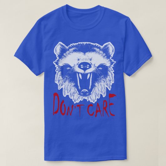 T-shirt Honey Badger Design Honey Badger Dont e (Design devant)