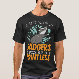 T-shirt Honey Badger Faune Animal Ratel 24